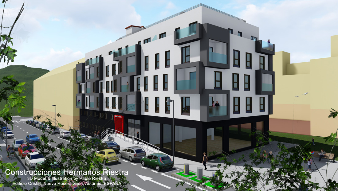 Construcciones Hermanos Riestra - Edificio Cristal