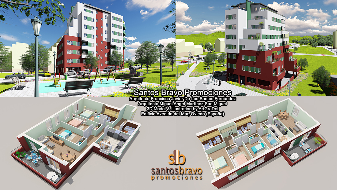 Santos Bravo Promociones - Edificio Terrazas de Fozaneldi II